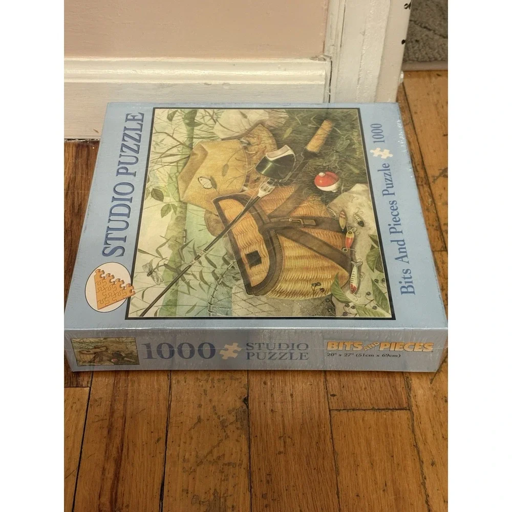 Bits & Pieces Jigsaw Puzzle 1000 Pc Ready for‎ Fishing by Amy Rosenberg (2007)